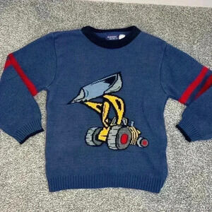 vintage rugged bear boys 6/7 years sweater